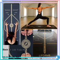 Liforme Black & Gold Yoga Mat เสื่อโยคะ 4.2mm