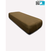 หมอนโยคะ เมมโมรี่โฟม Top Grade นุ่มแน่นเฟิร์ม แน่นพอดี ไม่ยวบ พร้อม ปลอกหมอน Organic Cotton ( Bolsters ) หมอนทรงปราณยามะ