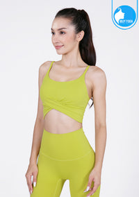 IBY - Yoga Sport Crop With Bra - Lemon