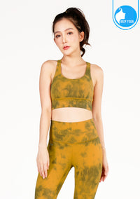 สปอร์ตบรา บราโยคะ บราออกกำลังกาย IBY - Yoga Sport Bra Cloud - Yellow เหลือง *พร้อมส่ง*