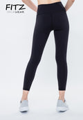 Fitz - 7/8 Legging - Princess Moto - Black