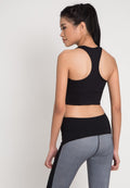 Sports bra, yoga bra, exercise bra, Fitz - Long Line Bra - Black *Ready to ship*