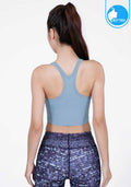 IBY - Yoga Sport Crop With Bra Cropped - aero blue