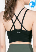 Sports bra, yoga bra, exercise bra IBY - Yoga Sport Crop With Bra Adorable - Black