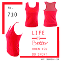 IBY - Sleeve Sports Top No.710