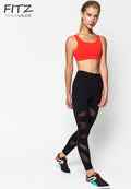 Fitz - 7/8 Legging - Princess Mesh II - Black