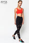 Fitz - 7/8 Legging - Princess Mesh II - Black
