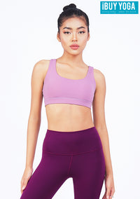 สปอร์ตบรา บราโยคะ บราออกกำลังกาย IBY - Sport Bra No.801 - Purple *พร้อมส่ง*