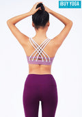Sports bra, yoga bra, exercise bra IBY - Sport Bra No.801 - Purple *Ready to ship*
