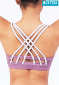 Sports bra, yoga bra, exercise bra IBY - Sport Bra No.801 - Purple *Ready to ship*