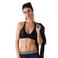 Liquido Active - Glossy and Shine Bra Lustrous Black