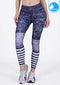 Fitz High Waist 7/8 Legging - Elbrus กางเกงโยคะเอวสูง ลายเอลบรุส