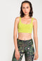 สปอร์ตบรา บราโยคะ บราออกกำลังกาย Fitz - Essential Bra - Light Green