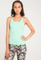 Fitz - Alluring Tank Top - Light Mint Green