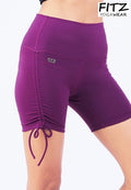 Fitz - Tie Shorts - Plum