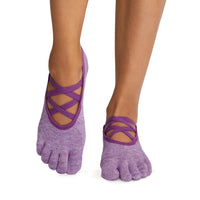 Toesox - Grip Full Toe Elle Violet Melange