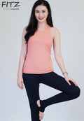 Fitz - High Waist Long Pants - Feel Toe - Black