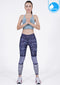 Fitz High Waist 7/8 Legging - Elbrus กางเกงโยคะเอวสูง ลายเอลบรุส
