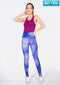 IBY-Long yoga pants, model 535S - Mandala pattern