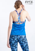 Fitz -Sunshine Tank Top - Sky Flower
