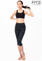 Fitz High Waist Crop - Jenna - Black Army