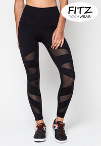 Fitz - 7/8 Legging - Princess Mesh II - Black