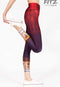 Fitz กางเกงโยคะ ออกกำลังกาย ขา9ส่วน ลายสีดา - Mrs. Sida