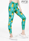 Fitz High Waist 7/8 Legging - Pineapple