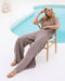 Tavi Unwind Gauze Pant กางเกงออกกำลังกายผู้หญิง ผ้าฝ้าย 100% ทรงขากว้าง ระบายอากาศดี ใส่สบาย