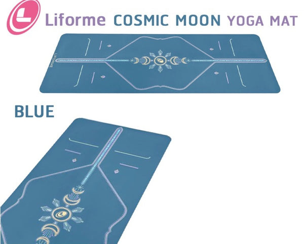 Liforme COSMIC MOON YOGA MAT 4.2mm (Blue) – I BUY YOGA