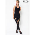 Fitz Yoga Shirt - Breeze Tank Top - Black