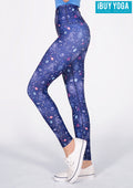 IBY-Long yoga pants, model 535S - Solar pattern