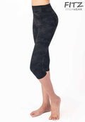 Fitz High Waist Crop - Jenna - Black Army