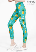 Fitz High Waist 7/8 Legging - Pineapple