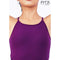 Fitz Yoga Shirt - Strappy Tank Top - Plum