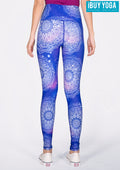 IBY-Long yoga pants, model 535S - Mandala pattern