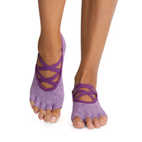 Toesox - Grip Half Toe Elle Violet Melange