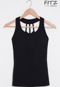 Fitz - Gleam Tank Top - Black