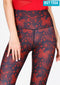 IBY-กางเกงโยคะขายาว รุ่น535S - ลายผีเสื้อแดง Butterfly Red
