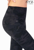 Fitz High Waist Crop - Jenna - Black Army