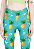 Fitz High Waist 7/8 Legging - Pineapple