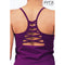 Fitz Yoga Shirt - Strappy Tank Top - Plum
