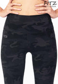 Fitz High Waist Crop - Jenna - Black Army
