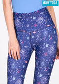 IBY-Long yoga pants, model 535S - Solar pattern