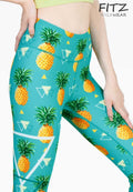Fitz High Waist 7/8 Legging - Pineapple