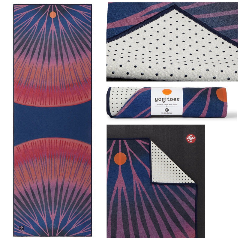 Manduka Yogitoes®  ผ้าโยคะกันลื่นที่ตอบโจทย์ทุกการฝึก!🧘 ปุ่มซิลิโคน 100% 🟡 ช่วยกันลื่นไถล ฟรี! ถุงตาข่ายสีดำ สำหรับจัดเก็บ พกพาสะดวก 🖤