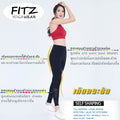 Fitz - 7/8 Legging - Princess Love Mesh - Black