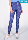 IBY-Long yoga pants, model 535S - Solar pattern
