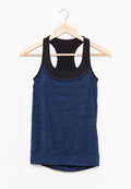 Fitz - Wing Tank Top - Dark blue