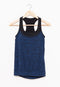 Fitz - Wing Tank Top - Dark blue